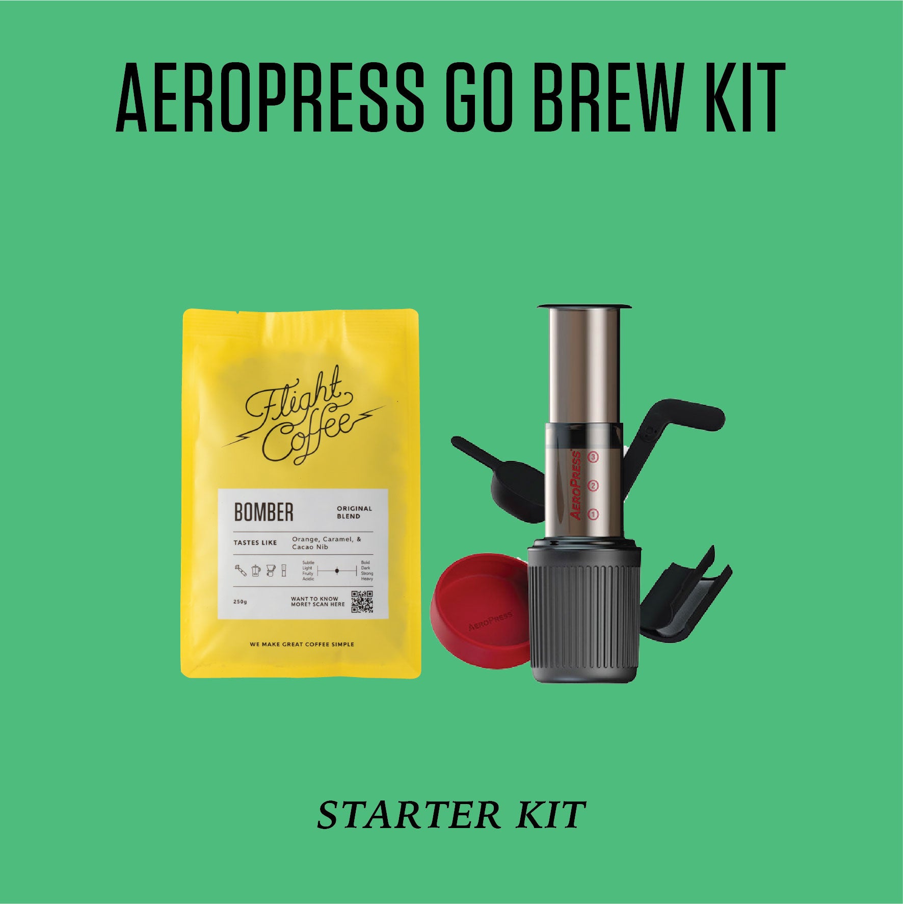 Aeropress Go Brew Kit Save $10