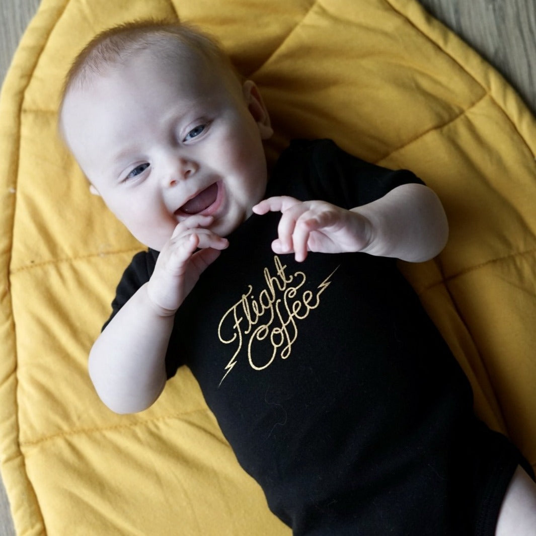 Flight Coffee Baby Onesie - 3-6 month