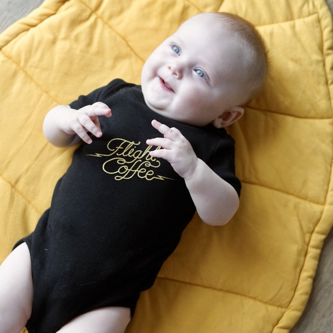 Flight Coffee Baby Onesie - 3-6 month